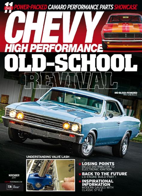 1991 October Chevy High Performance Magazine Johnny Thomas Restores Cam Mh382 Ebay