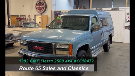 1992 Gmc Sierra Sle 2500 4X4 Cc10472 For Sale 17 990