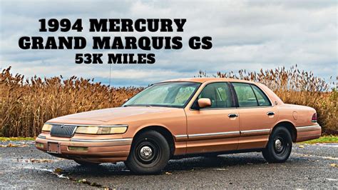 1994 Mercury Grand Marquis Gs Aero Body Style Walk Around Review And Drive