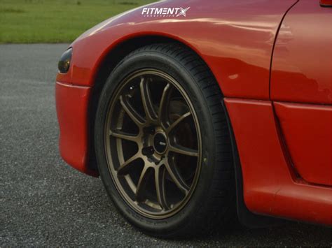 1998 Mitsubishi 3000Gt With 18X8 5 38 Enkei Triumph And 225 40R18 Falken Azenis Fk510 And Coilovers Custom Offsets