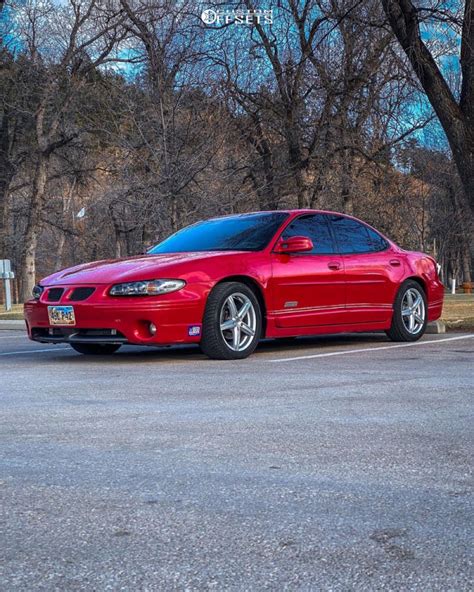 1999 Pontiac Grand Prix With 17X8 5 35 Vision Boost And 225 50R17 Continental All Season And Coilovers Custom Offsets