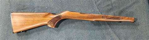 2 Walnut Gun Stocks For Ruger Rifle 10 22 Amp Mini 14 W Metal Butt