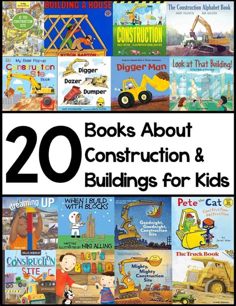 20 Books About Construction Buildings For Preschool Kids Smells