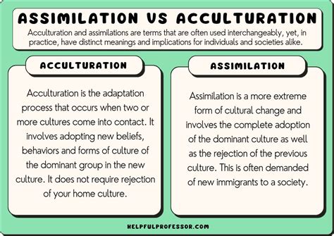 20 Differences Between Acculturation And Assimilation Explained