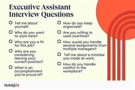 20 Executive Assistant Interview Questions