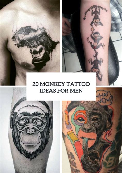 20 Monkey Tattoo Design Ideas For Men Styleoholic 20 Monkey Tattoo Design Ideas For Men Styleoholic