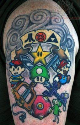 20 Video Game Tattoo Designs Ideas And Inspirations For Gamers