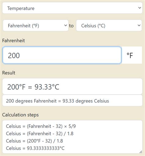 200 Celsius To Fahrenheit How To Convert 200 C To F Wukong Edu Blog