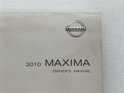 2002 Oem Nissan Maxima Owners Manual Guide Warranty Guide Reference Ebay