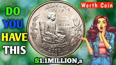 2003 Alabama Quarters Worth Money How Much Is It Worth And Why Varieties And History Youtube