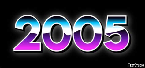 2005 Text Effect And Logo Design Number 2005 Text Effect And Logo Design Number