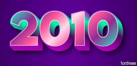2010 Text Effect And Logo Design Number 2010 Text Effect And Logo Design Number