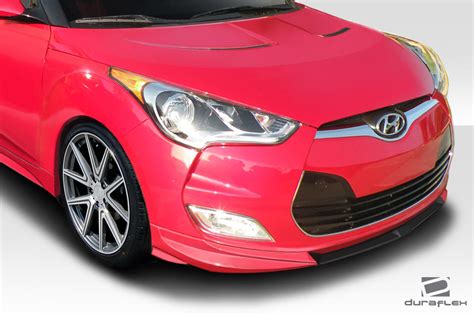 2012 2017 Hyundai Veloster Turbo Duraflex N Design Front Lip Spoiler 1 Piece 2012 2017 Hyundai Veloster Turbo Duraflex N Design Front Lip Spoiler 1 Piece
