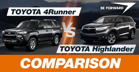 2015 Toyota 4Runner Vs 2015 Toyota Highlander Toyota Of Naperville 2015 Toyota 4Runner Vs 2015 Toyota Highlander Toyota Of Naperville