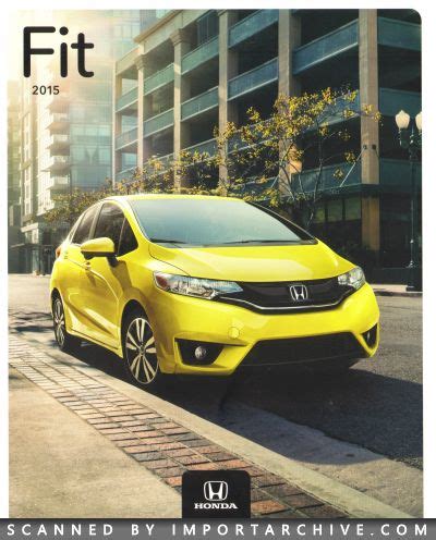 2016 Honda Fit Brochure Importarchive