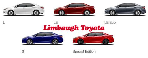 2016 Toyota Corolla Trim Level Comparison Limbaugh Toyota 2016 Toyota Corolla Trim Level Comparison Limbaugh Toyota