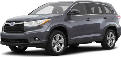 2016 Toyota Highlander Specs Feature Comparisons Kelley Blue Book