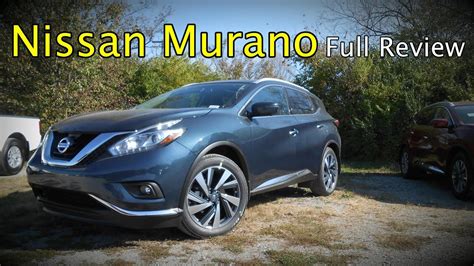 2017 Nissan Murano Full Review S Sv Sl Platinum Hybrid Youtube