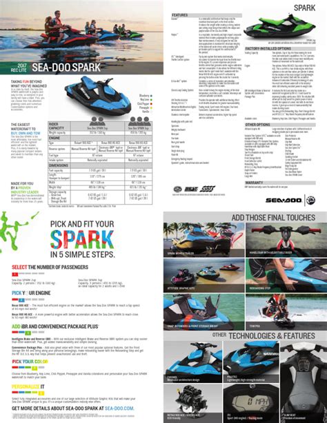 2017 Seadoo Spark Specs Pdf Throttle Vehicles 2017 Seadoo Spark Specs Pdf Throttle Vehicles