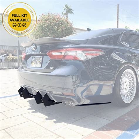2018 2023 Toyota Camry Se Classic Edition Rear Diffuser Street Aero