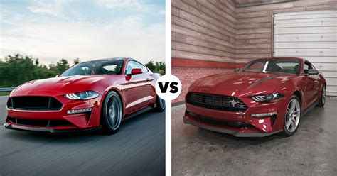 2018 Ford Mustang Gt Vs 2018 Ford Mustang Ecoboost What S The Difference