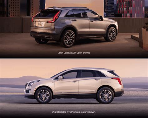 2021 Cadillac Xt4 Vs Xt5 Cadillac Suv Comparison