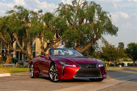 2021 Lexus Lc 500 Convertible Review Stunning Looks Above All Cnet