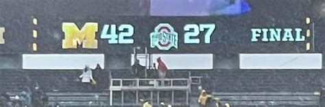 2021 Michigan 42 Ohio State 27