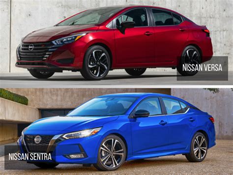 2021 Nissan Versa Vs Nissan Sentra Versa Vs Sentra Countryside Nissan