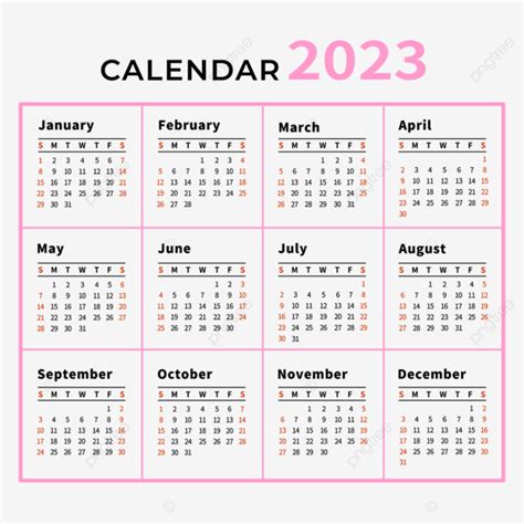 2023 Calendar Planner Vector Png Images 2023 Pink Calendar 2023 2023 Calendar Planner Vector Png Images 2023 Pink Calendar 2023
