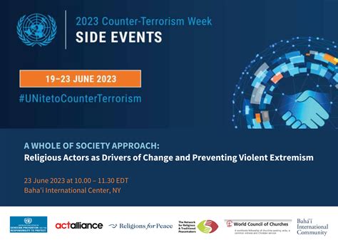 2023 Counter Terrorism Week Cted Partners On Side Event On Good