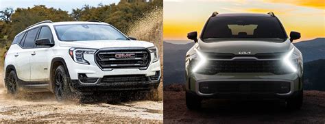 2023 Gmc Terrain Vs 2023 Kia Sportage Spitzer Autoworld St Marys