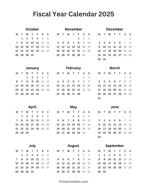 2024 And 2024 Fiscal Calendar Printable 2025 Calendar Printable