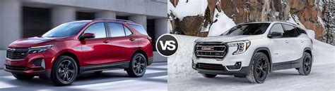 2024 Chevrolet Equinox Vs Gmc Terrain Northside Chevrolet