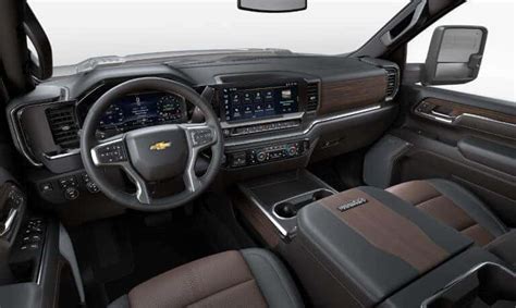 2024 Chevy Silverado 2500 Hd Interior Features Cargo Space Dimensions Available