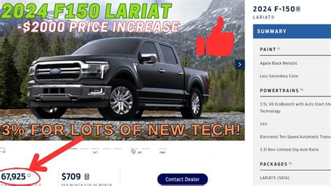 2024 F 150 Lariat Vs 2023 F 150 Lariat Build Pricing And Options 2000 More For 2024