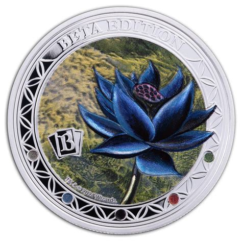 2024 Magic The Gathering Beta Black Lotus 1 Oz Silver Coin