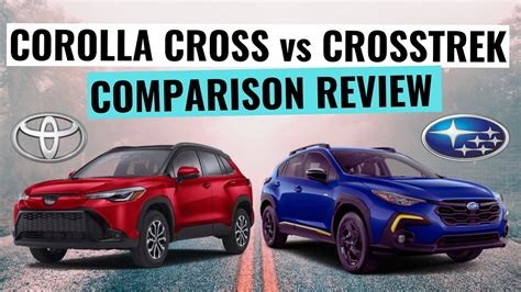 2024 Toyota Corolla Cross Vs Subaru Crosstrek Valdosta And Quincy