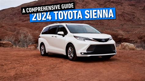 2024 Toyota Sienna Specs: Complete Overview of Features and Performance