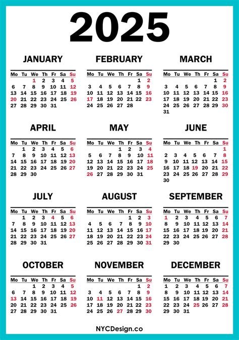 2025 Calendar With Holidays Template 2022 Aile Stephine 2025 Calendar With Holidays Template 2022 Aile Stephine