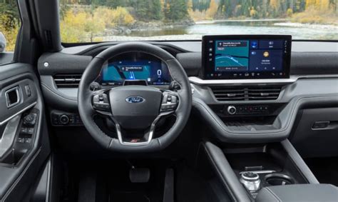2025 Ford Explorer Interior Features Cargo Space Color Options