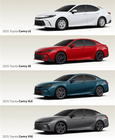 2025 Toyota Camry Trim Levels Explained 2025 Toyota Camry Trim Levels Explained