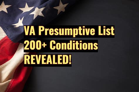 2025 Va Presumptive List 200 Conditions Eligible For Presumptive 2025 Va Presumptive List 200 Conditions Eligible For Presumptive
