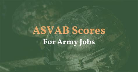 21 39 Hr Asvab Test Scores Army Jobs Now Hiring Feb 2025