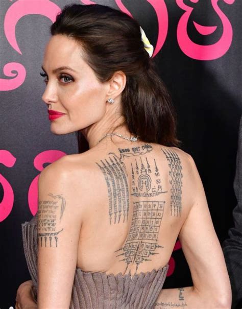 21 Exquisite Angelina Jolie Tattoos With Meanings 2024 From Old