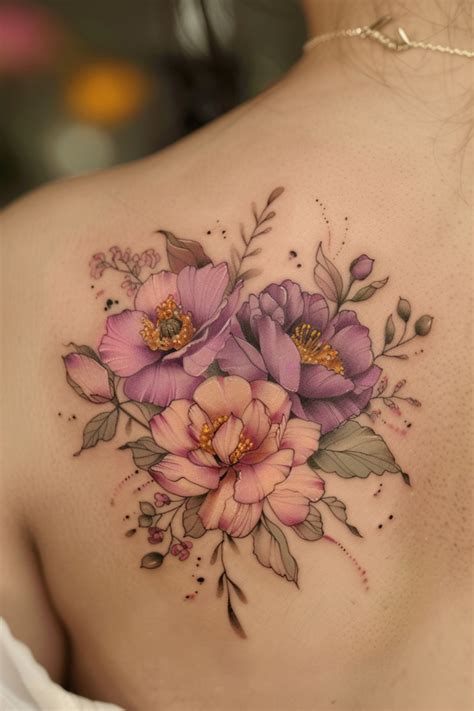 21 Feminine Floral Color Tattoos That Look Beautiful In 2024 Floral 21 Feminine Floral Color Tattoos That Look Beautiful In 2024 Floral