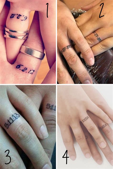 21 Wedding Band Tattoo Ideas Instead Of A Ring Tattooglee Ring