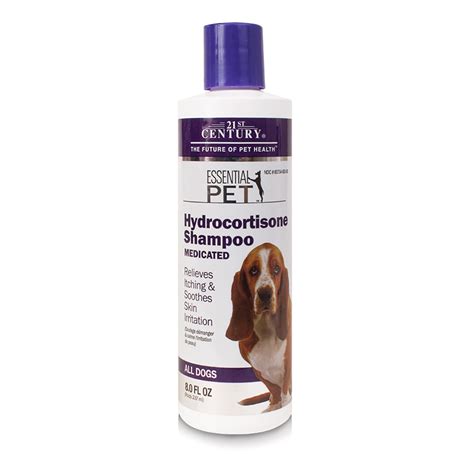 21St Century Essential Pet Hydrocortisone Medicated Dog Shampoo Dog