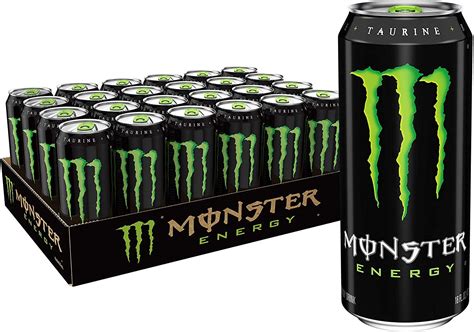 24 Cans Monster Energy Drink Original 16 Fl Oz