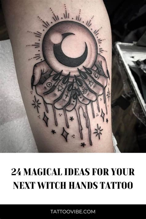 24 Magical Ideas For Your Next Witch Hands Tattoo